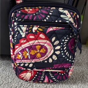 Vera Bradley Bag - Navy, Purple and Pink Paisley
